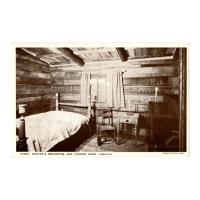 Image: Henry Onstot's [sic] Residence and Cooper Shop, Lean-to