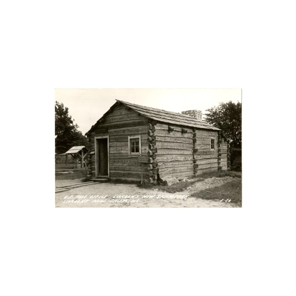 Image: U. S. Post Office, Lincoln's New Salem, Ill.