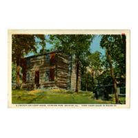 Image: First Court House in Macon Co. [Illinois]