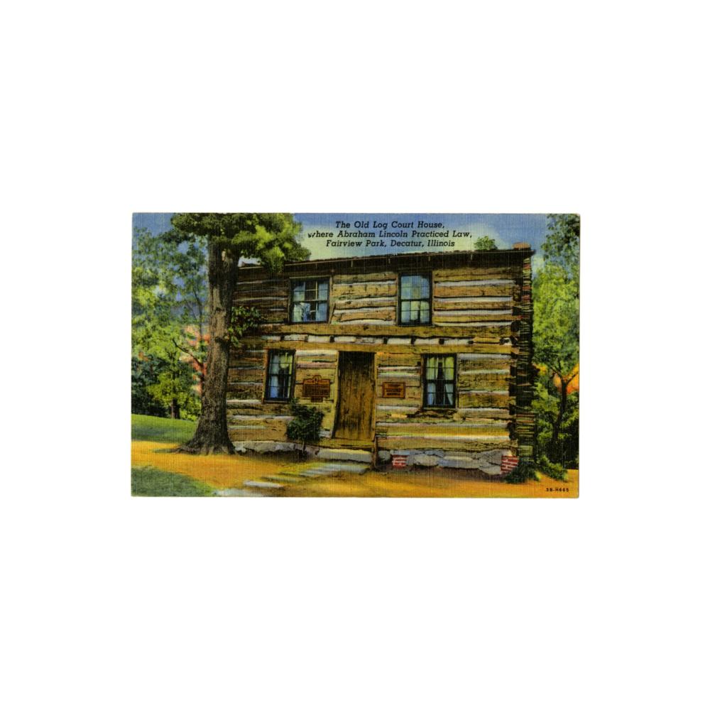 Image: Old Log Court House, Where Abraham Lincoln Practiced Law