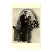 Image: Lincoln Family at Worship