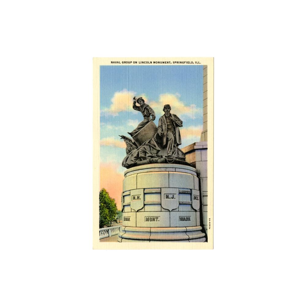 Image: Naval Group on Lincoln Monument