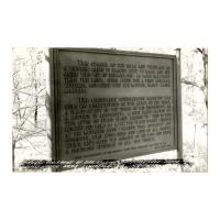 Image: Plaque in Front of Site of Lincoln's Boyhood Home