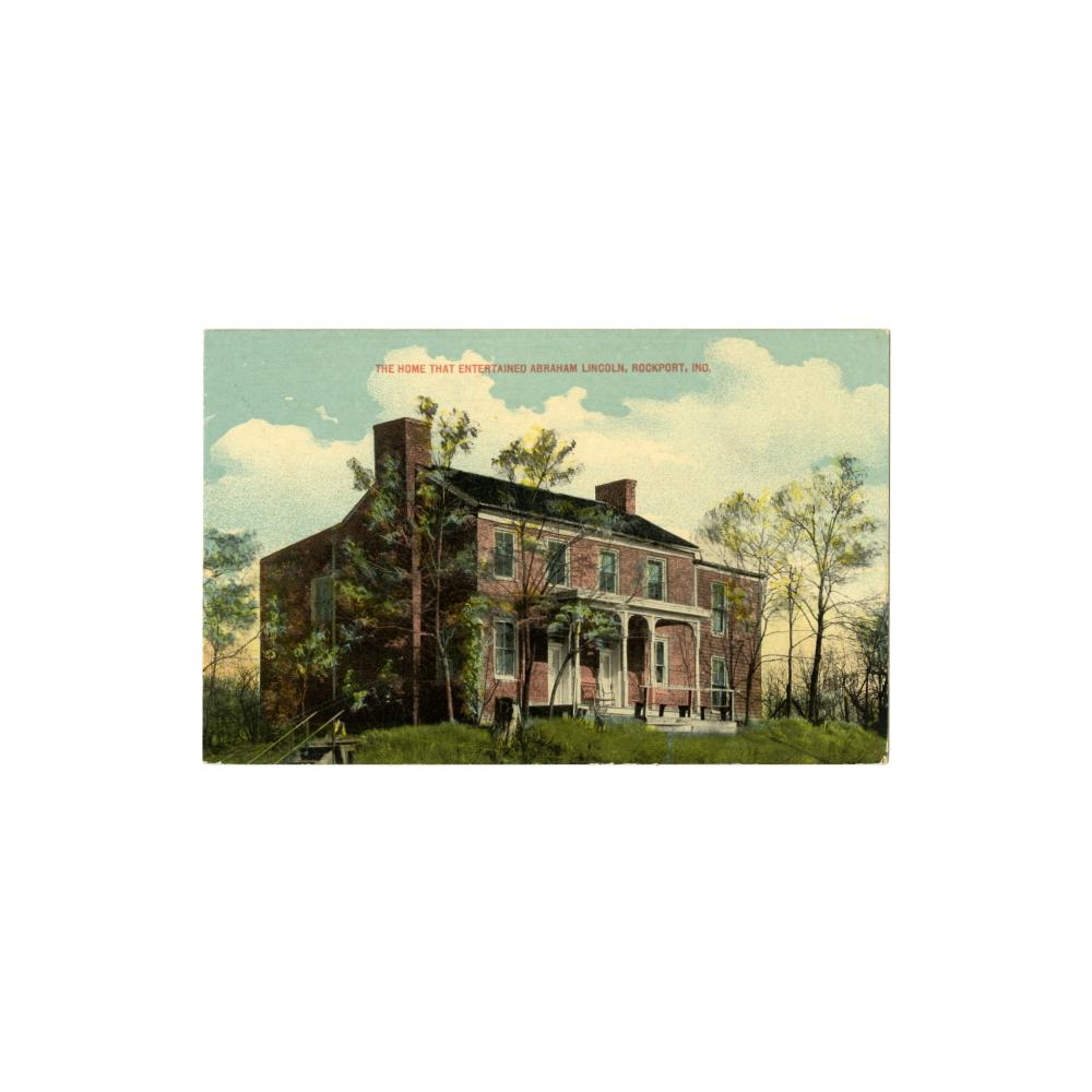 Image: Home That Entertained Abraham Lincoln, Rockport, Ind.
