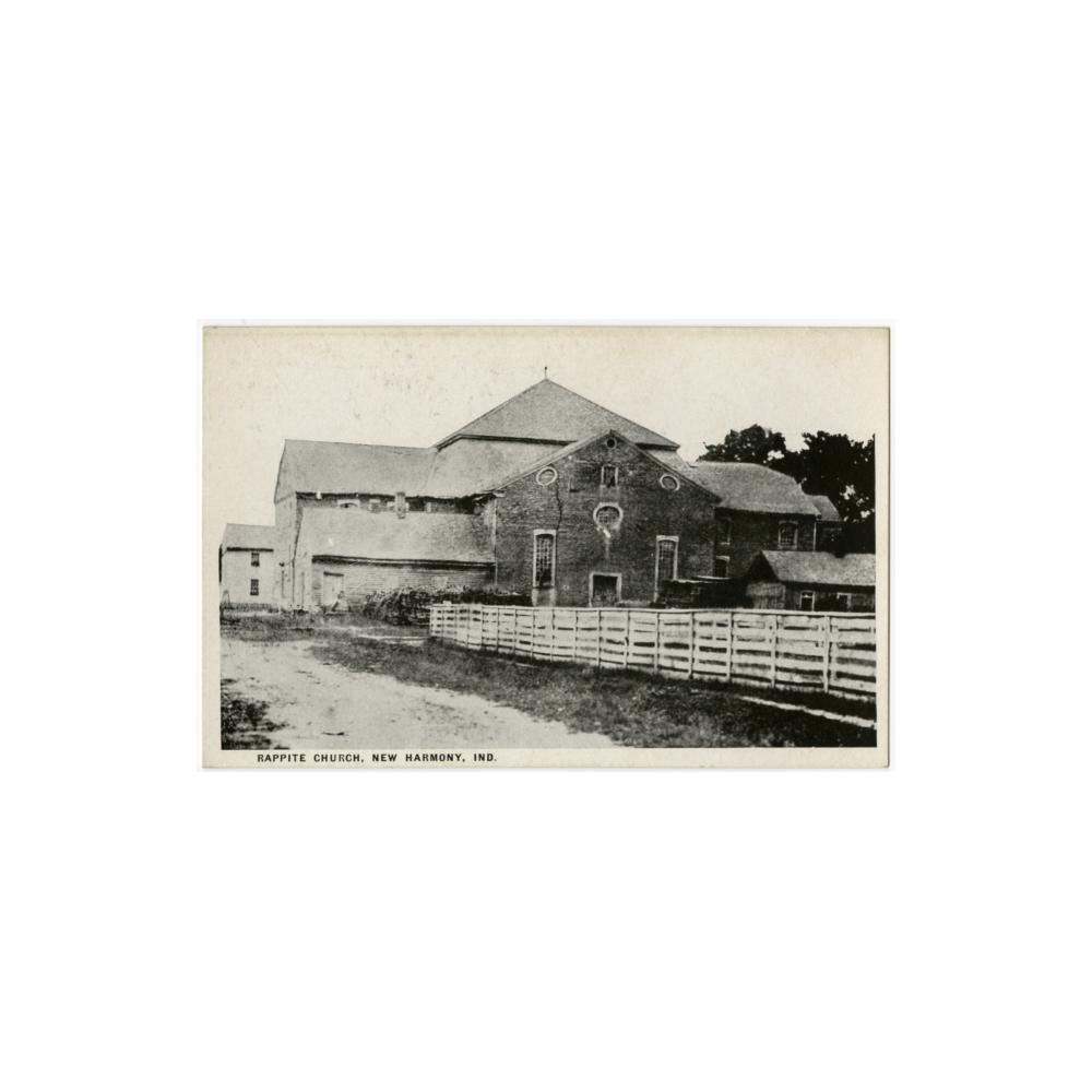 Image: Rappite Church, New Harmony, Ind.