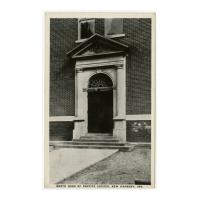 Image: North Door of Rappite Church, New Harmony, Ind.