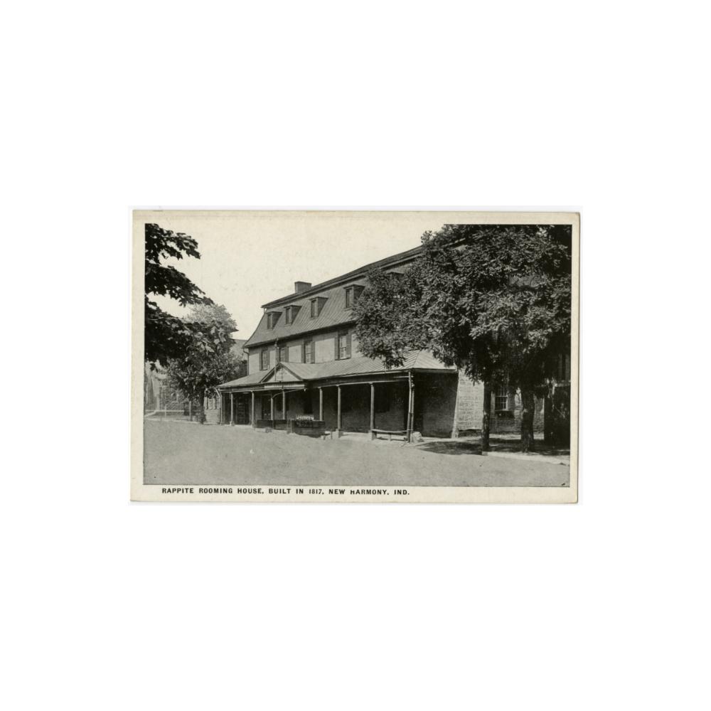 Image: Rappite Rooming House, Built in 1817, New Harmony, Ind.