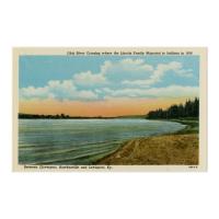 Image: Ohio River Crossing Where the Lincoln Family Migrated to Indiana in 1816