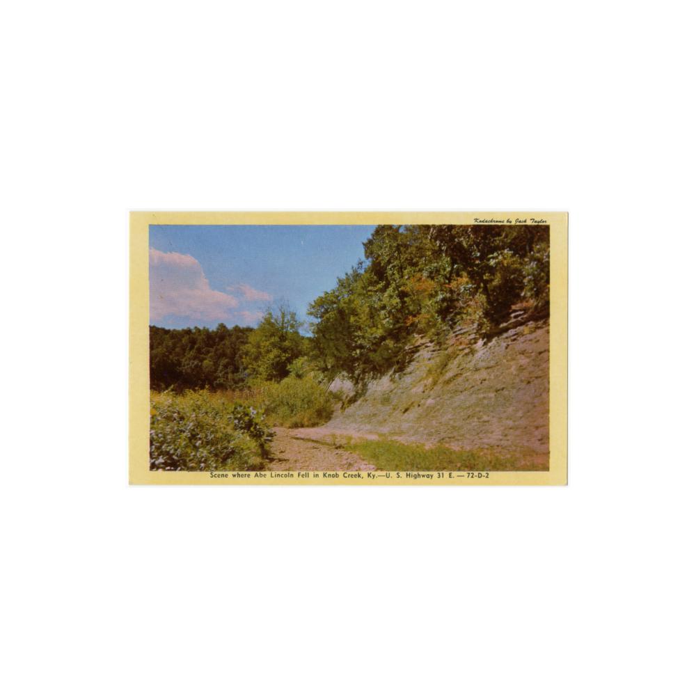 Image: Scene Where Abe Lincoln Fell in Knob Creek