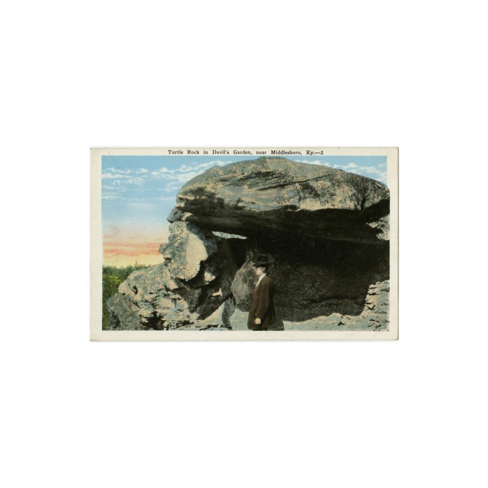 Image: Turtle Rock in Devil's Garden, near Middlesboro, Ky.