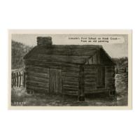 Image: Lincoln's First School on Knob Creek--From an Old Painting
