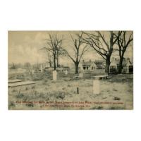 Image: Post Marking the Grave of John Fitch, the Unhonored Steam Boat Inventor