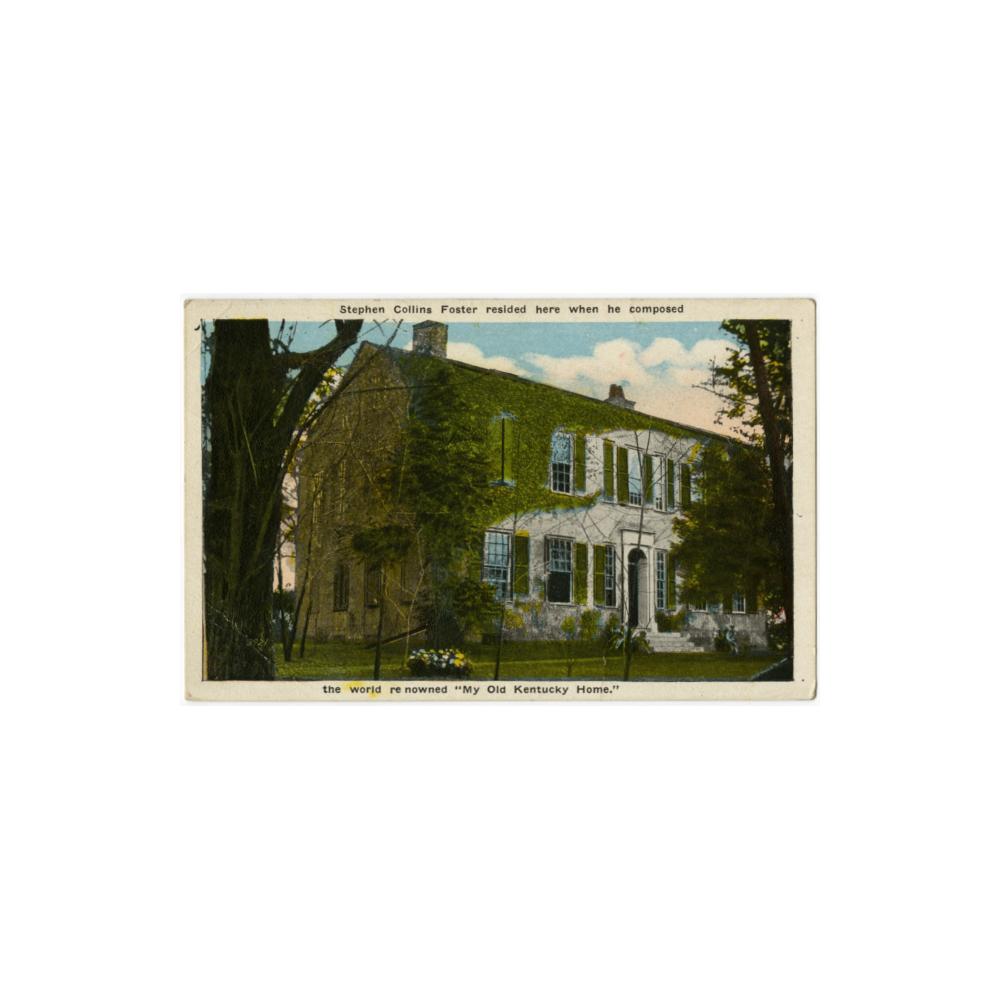 Image: Mansion Where Stephen Collins Foster Composed "My Old Kentucky Home"