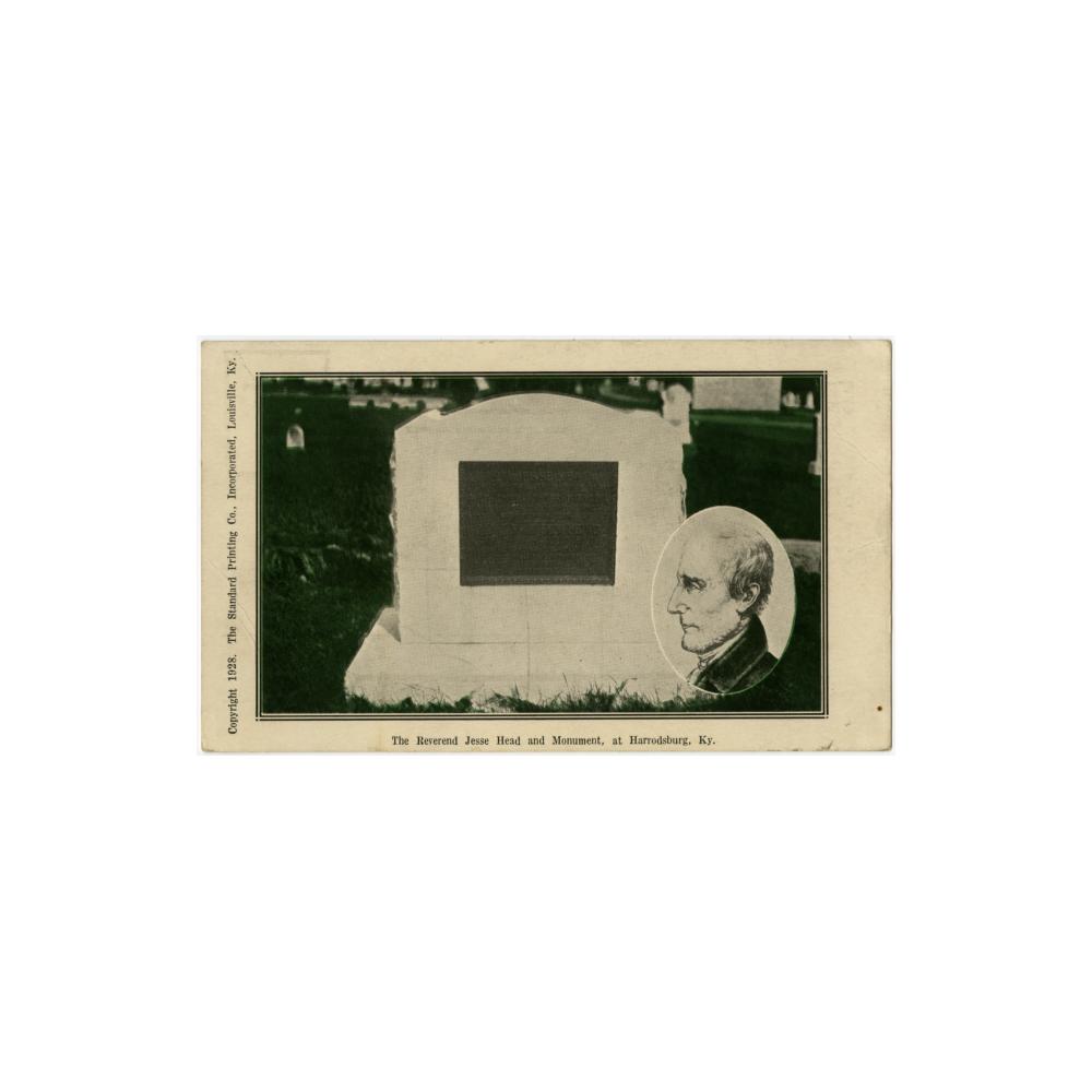 Image: Reverend Jesse Head and Monument