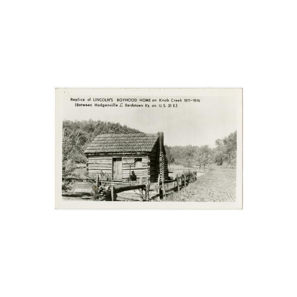 Image: Replica of Lincoln's Boyhood Home on Knob Creek 1811-1816