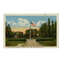 Image: Plaza in Front of Memorial, Lincoln National Park, Near Hodgenville, Ky.