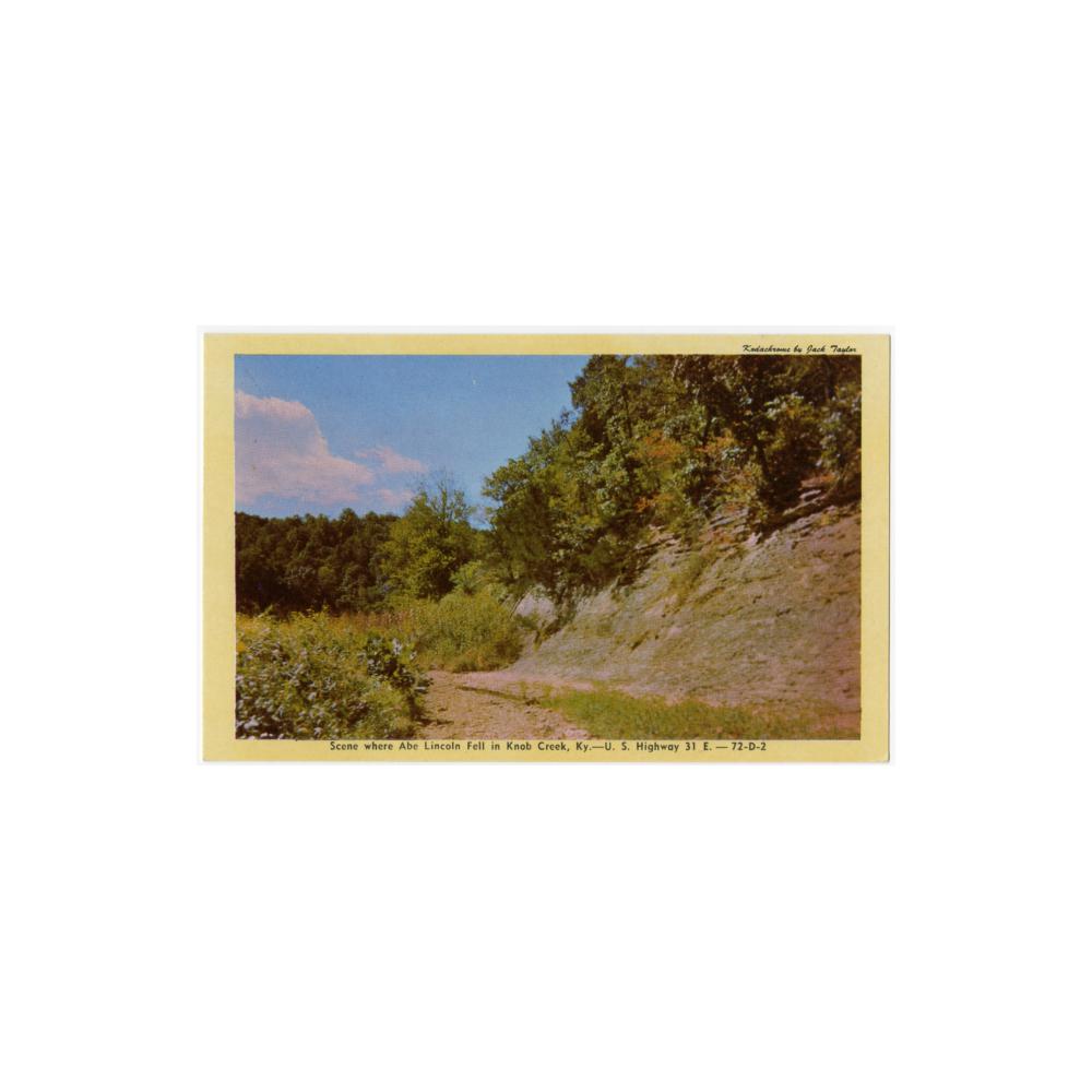 Image: Scene Where Abe Lincoln Fell in Knob Creek, Ky.