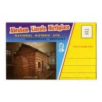 Image: Abraham Lincoln Birthplace Souvenir Postcard Folder