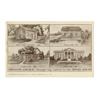 Image: Abraham Lincoln, through Log Cabins to the White House