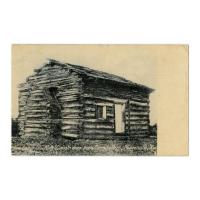Image: The Cabin in Which Lincoln Was Born, Lincoln Park, Hodgenville, Ky.