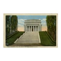 Image: Lincoln Memorial Hall on Lincoln Farm Near Hodgenville, Ky.
