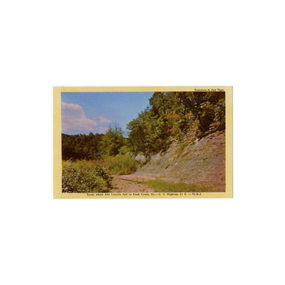 Image: Scene Where Abe Lincoln Fell in Knob Creek, Ky.