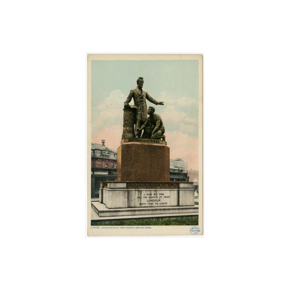 Image: Lincoln Statue, Park Square, Boston, Mass.