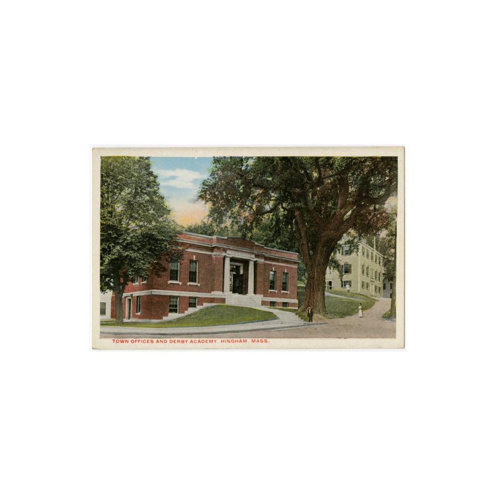 Image: Town Offices and Derby Academy, Hingham, Mass.