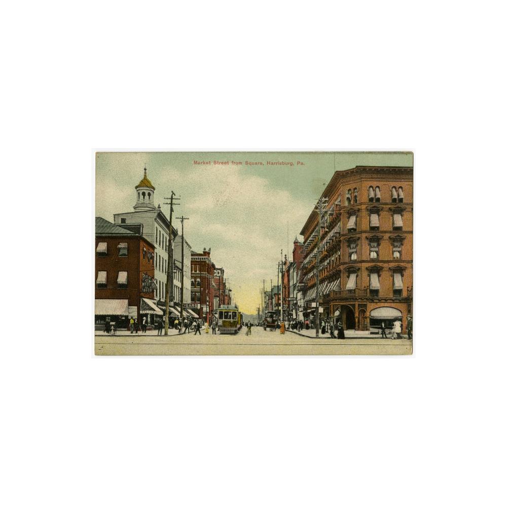 Image: Market Street from Square, Harrisburg, Pa.