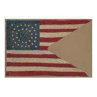 Image: Stanton's swallow-tail American flag pennant