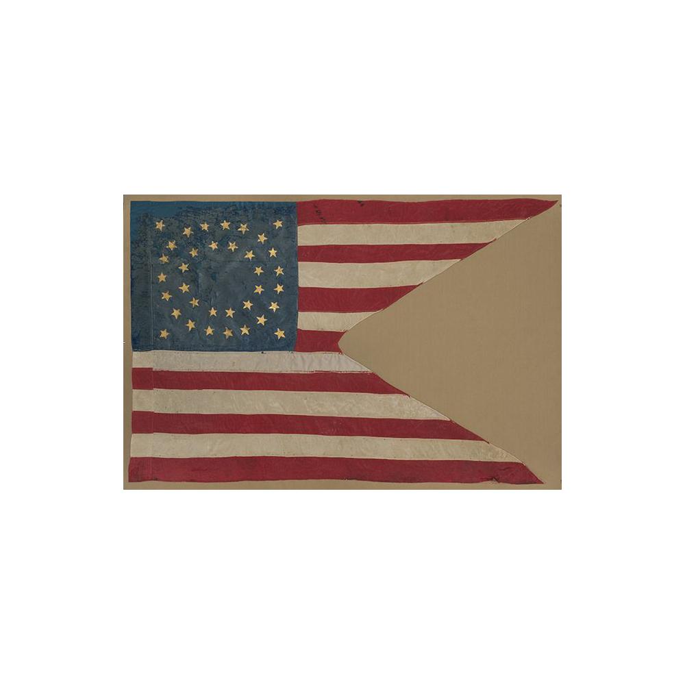 Image: Stanton's swallow-tail American flag pennant