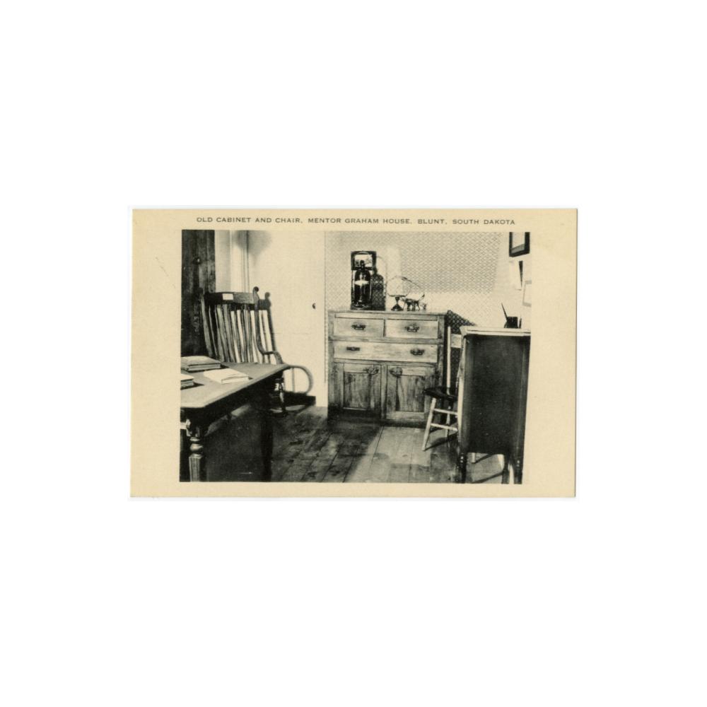 Image: Old Cabinet and Chair, Mentor Graham House