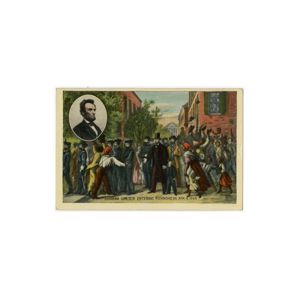 Image: Abraham Lincoln Entering richmond, Va., Apr. 4, 1865