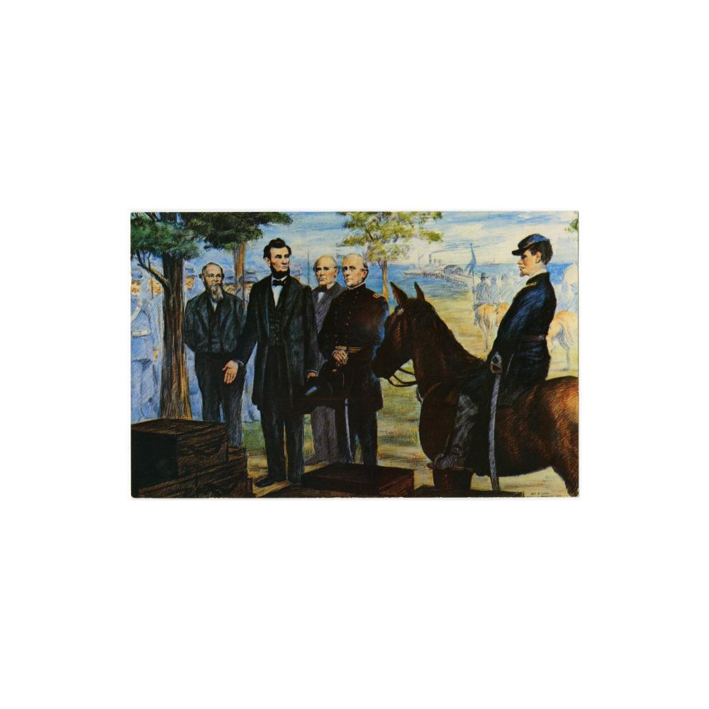 Image: Lincoln at Fort Monroe, Virginia, 1862