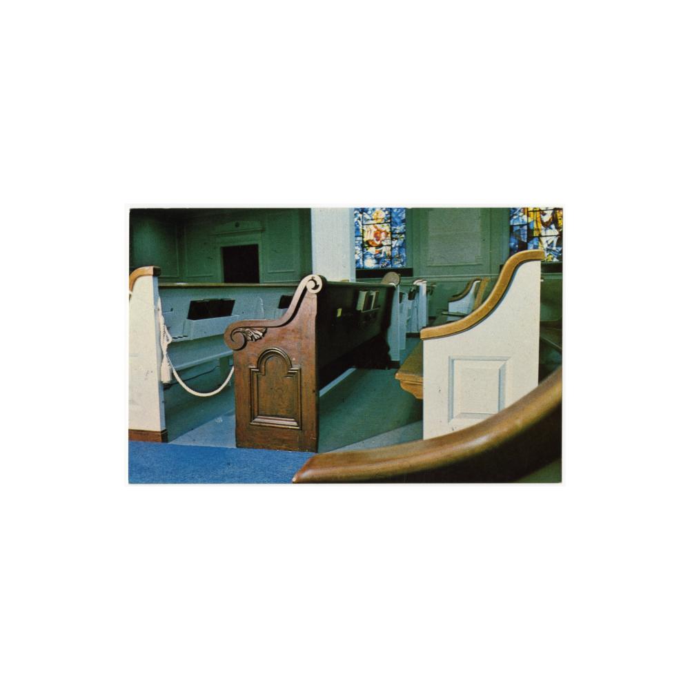Image: Pew in the New York Avenue Presbyterian Church, Washington, D. C.