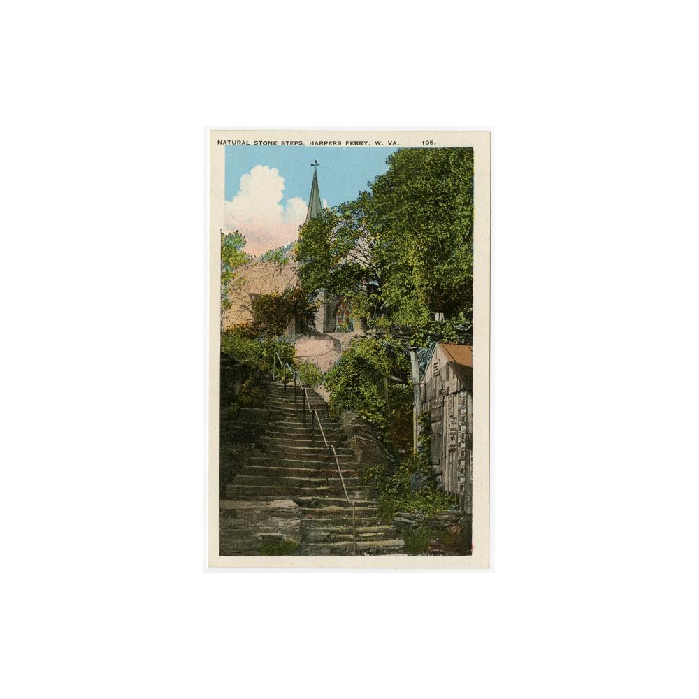 Image: Natural Stone Steps, Harper's Ferry, W. Va.