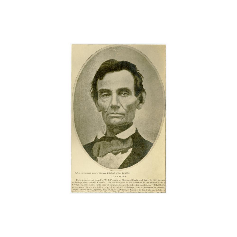 Image: Lincoln in 1858