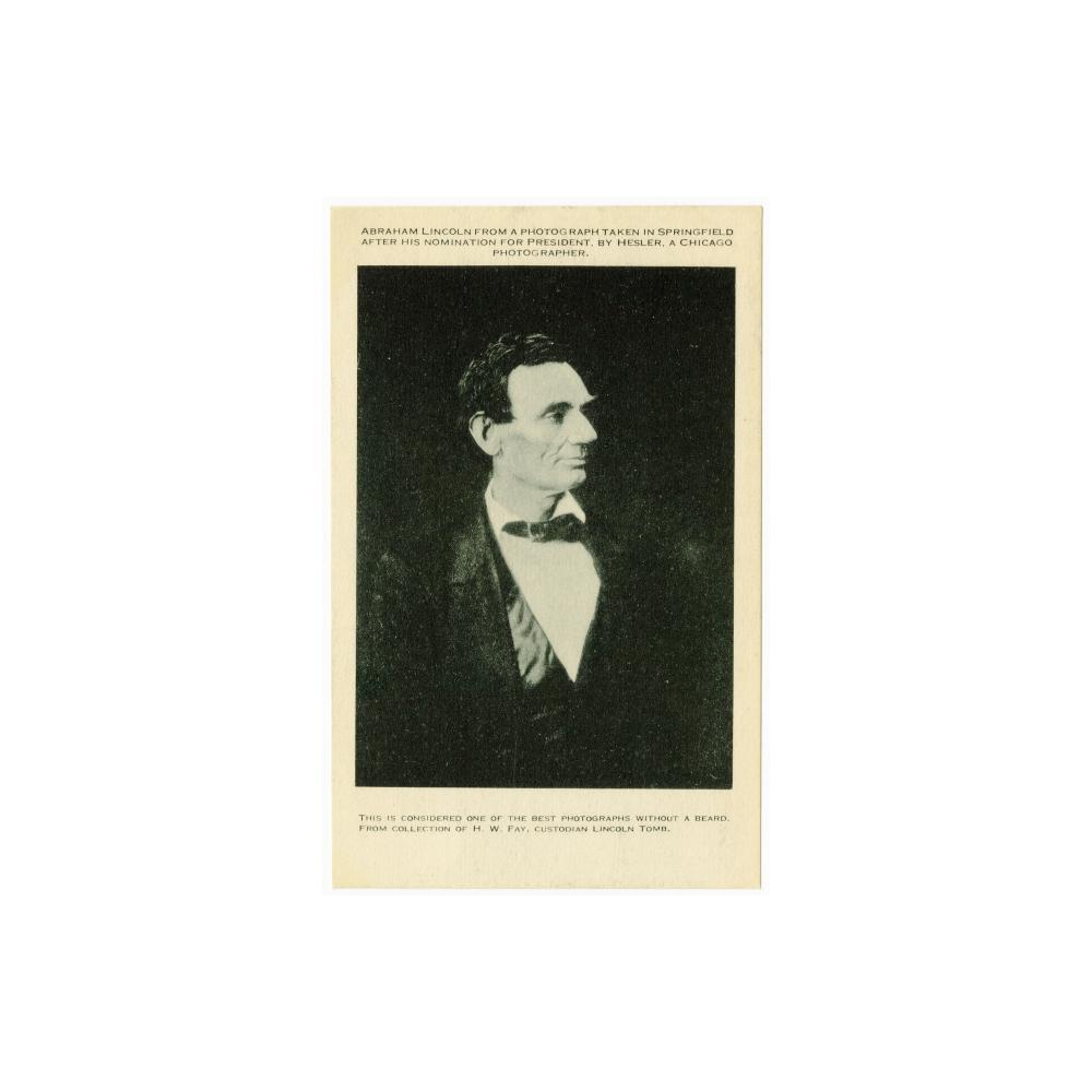 Image: Abraham Lincoln from a Photograph Taken in Springfield