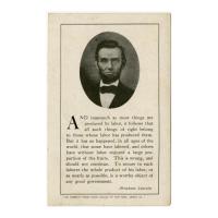 Image: Abraham Lincoln on Labor