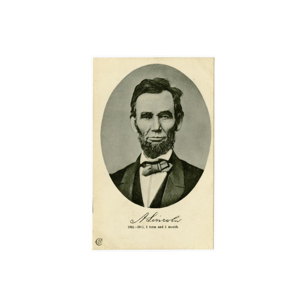 Image: A. Lincoln, 1861-1865, 1 Term and 1 Month