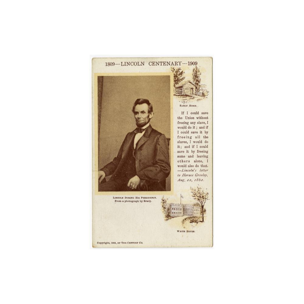 Image: 1809--Lincoln Centenary--1909