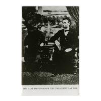 Image: Last Photograph the President Sat For