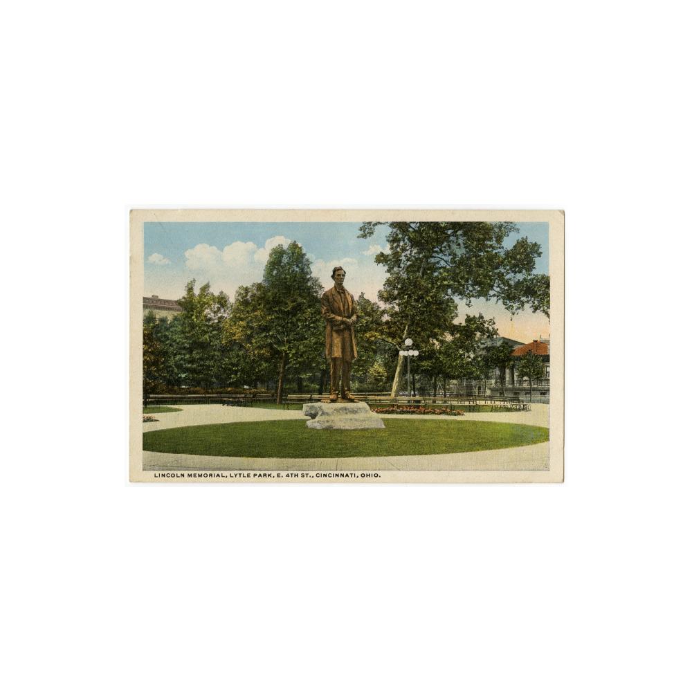 Image: Lincoln Memorial, Lytle Park, E. 4th St., Cincinnati, Ohio