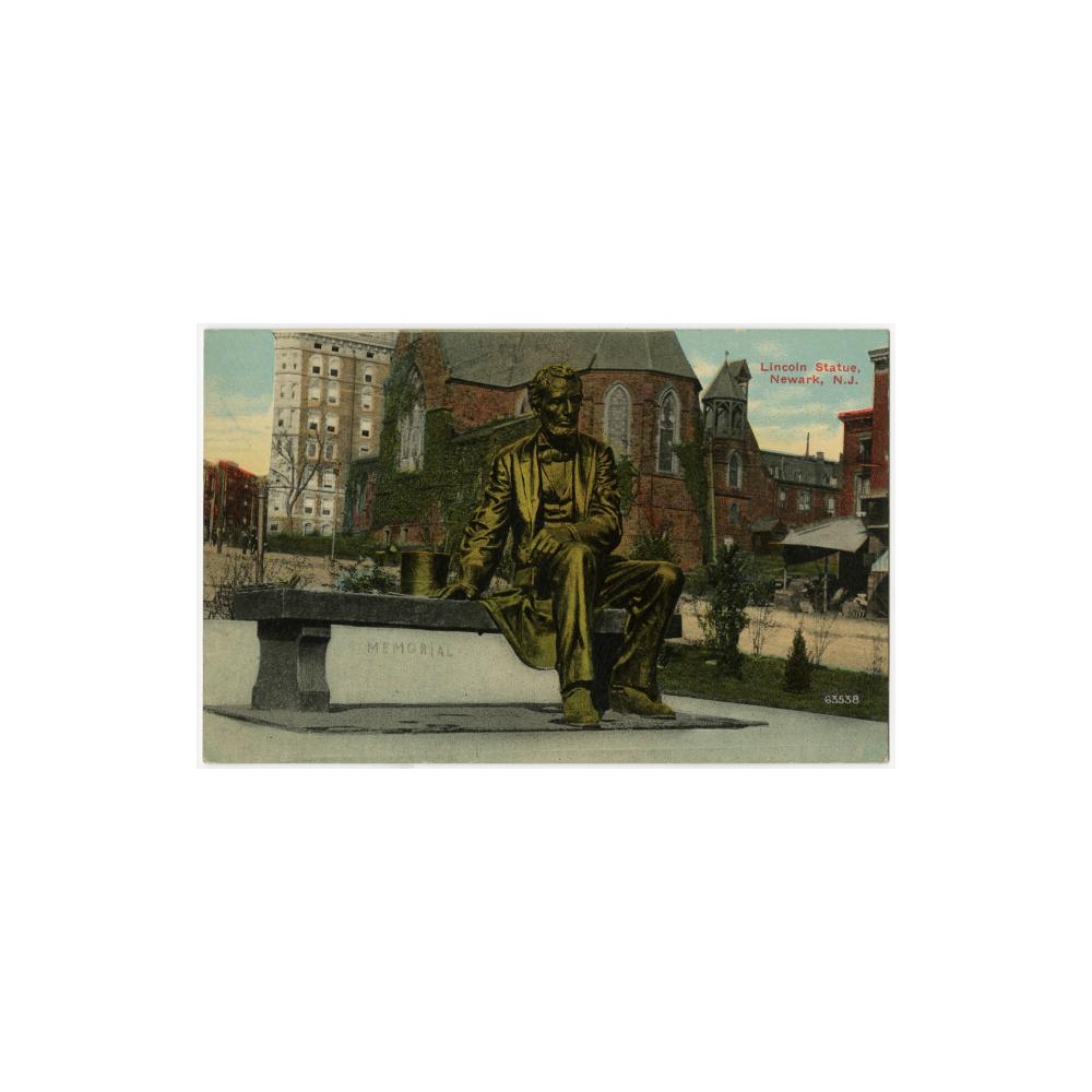 Image: Lincoln Statue, Newark, N. J.