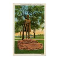 Image: Lincoln Monument in Taylor Park, Freeport, Ill.
