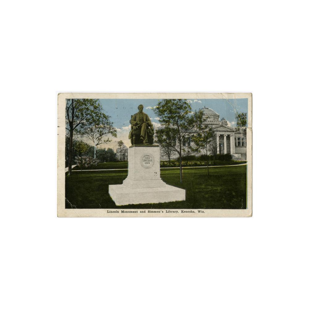 Image: Lincoln Monument and Simmon's Library