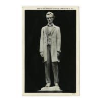 Image: Statue of Abraham Lincoln, Springfield, Ill.