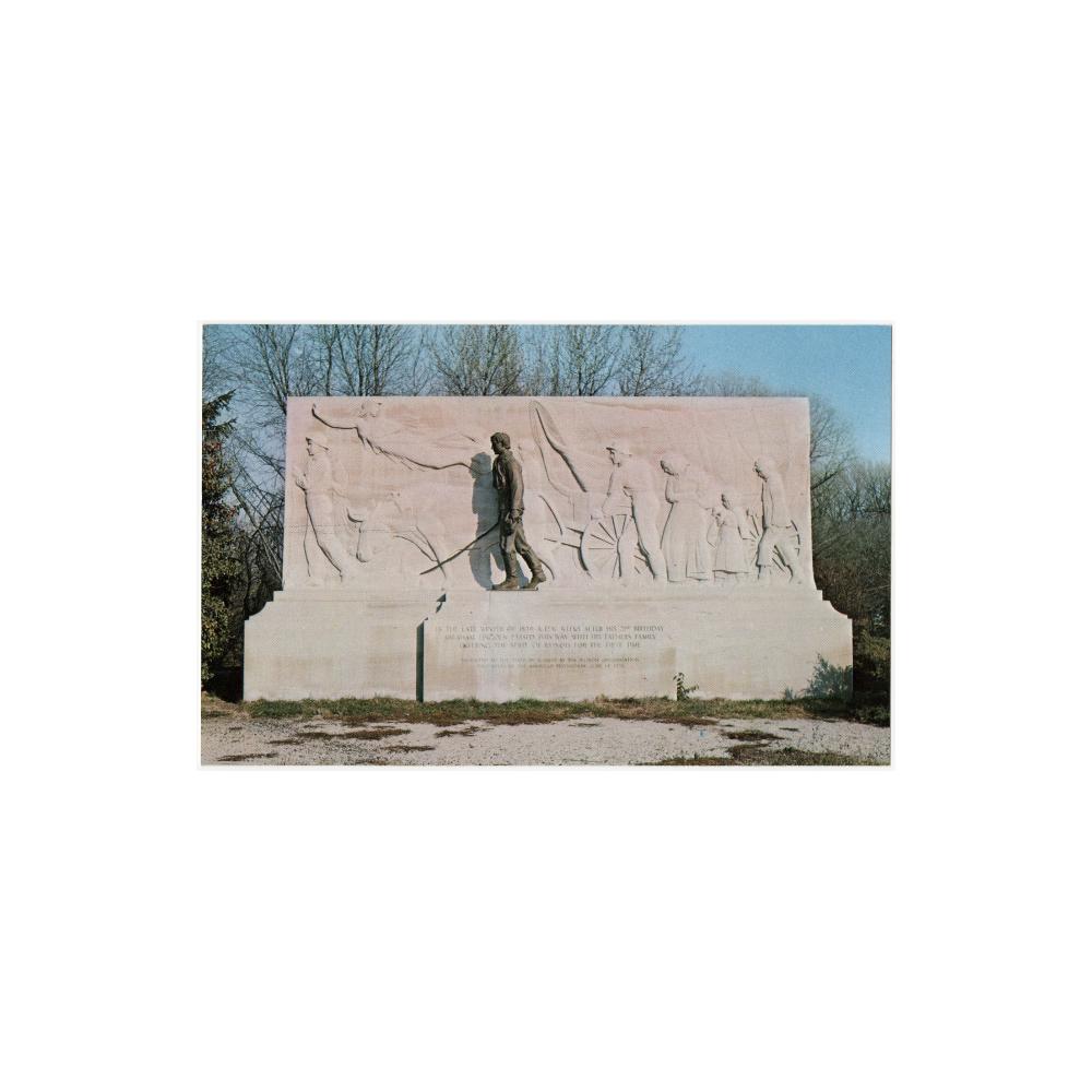 Image: Abraham Lincoln Monument on Banks of Wabash River