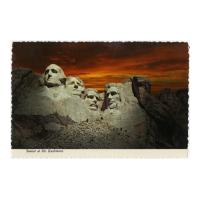 Image: Sunset at Mt. Rushmore
