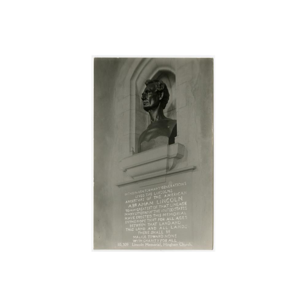 Image: Lincoln Memorial, Hingham Church